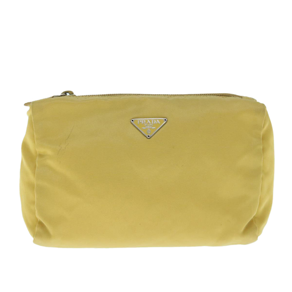PRADA Pouch Nylon Yellow Auth 63628 - Picture 13 of 16